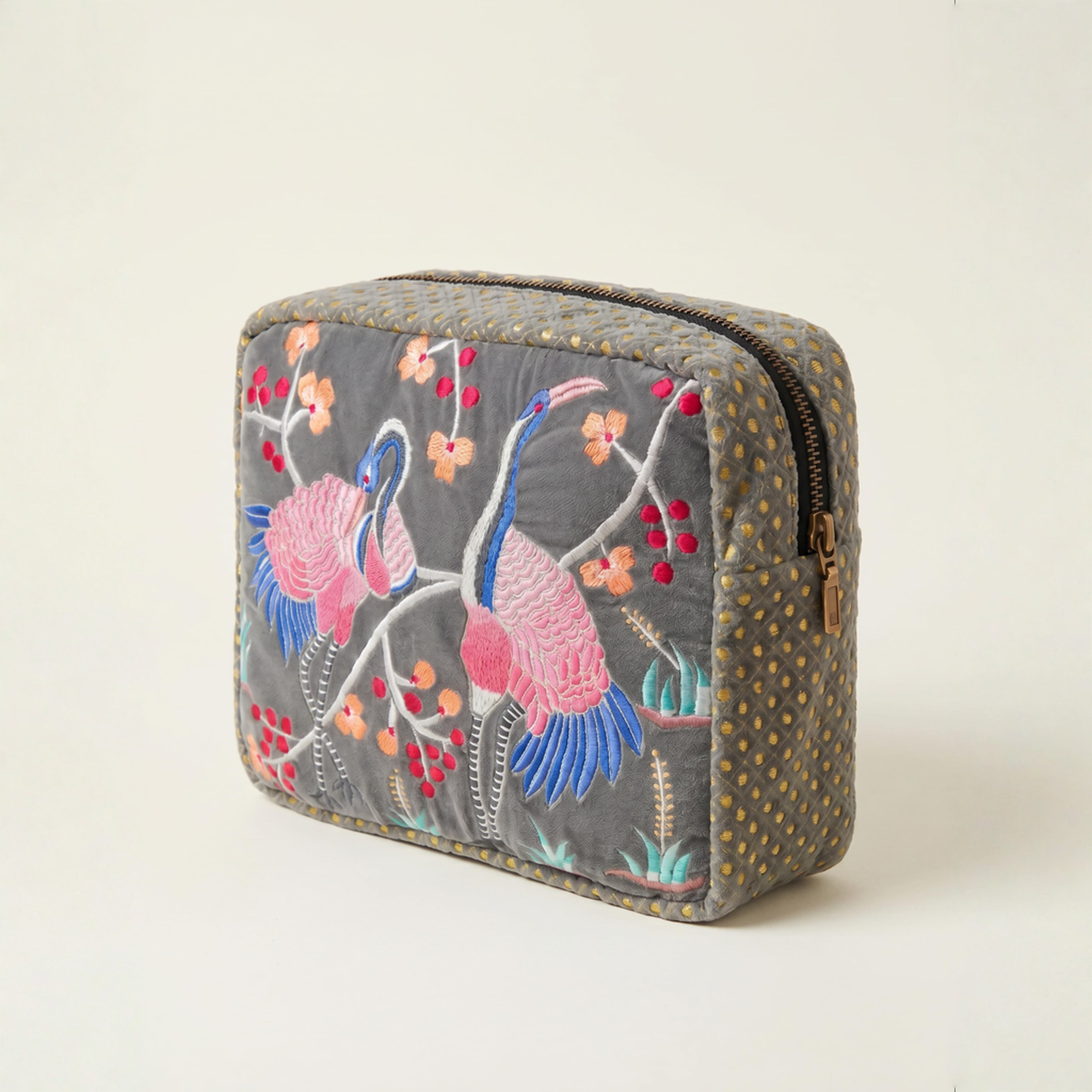The River Luxe Pouch - Grey