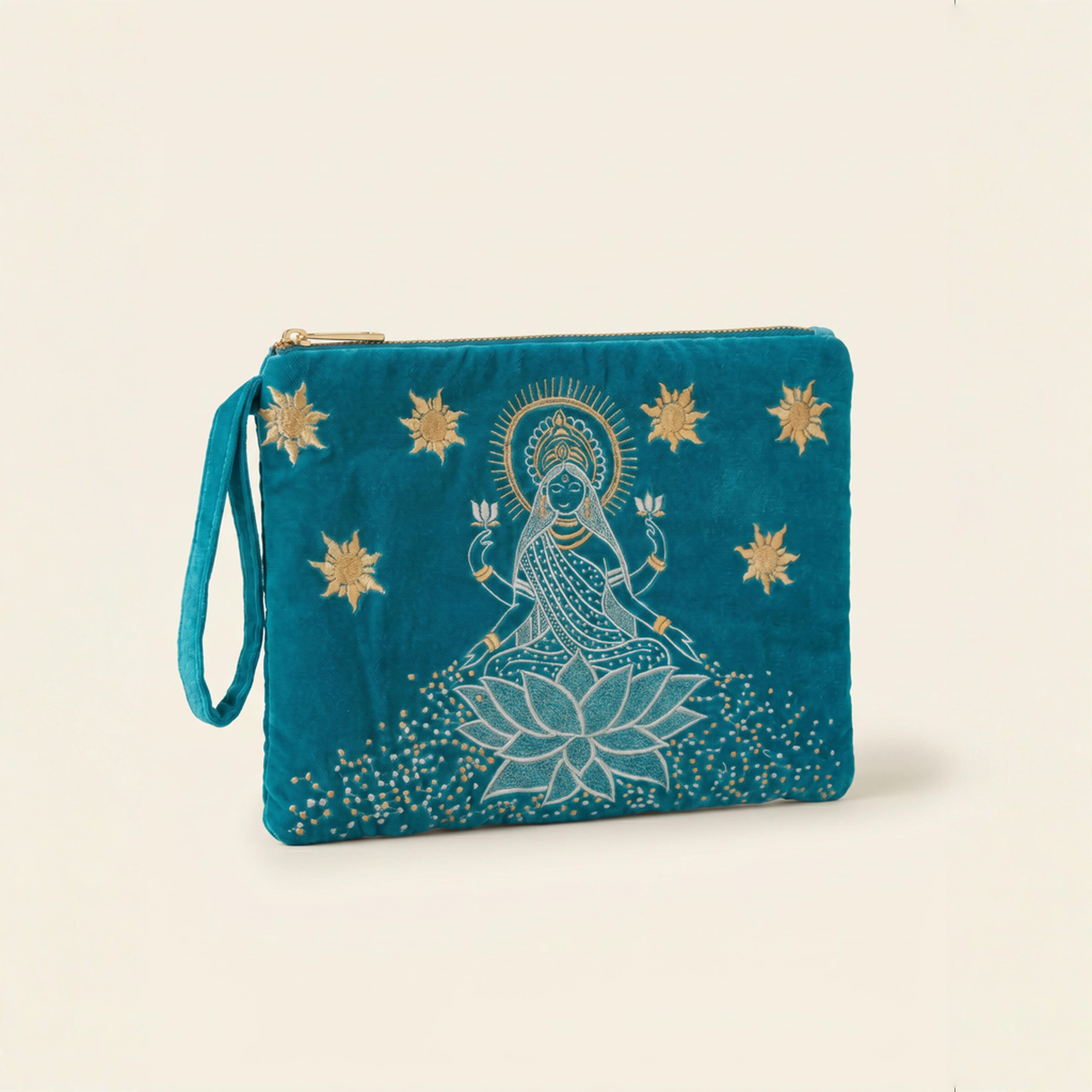 The Devi Pouch Sea Green