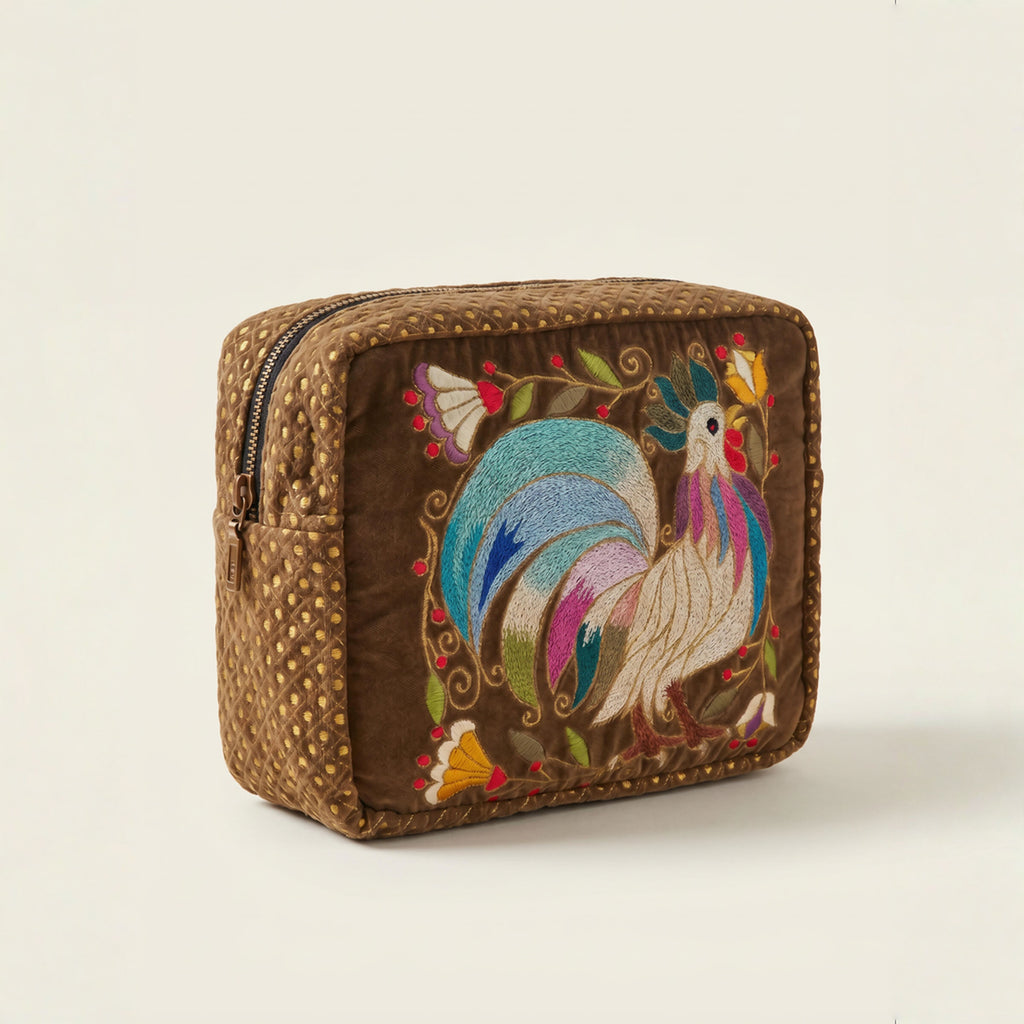 The Rooster Pouch - Brown