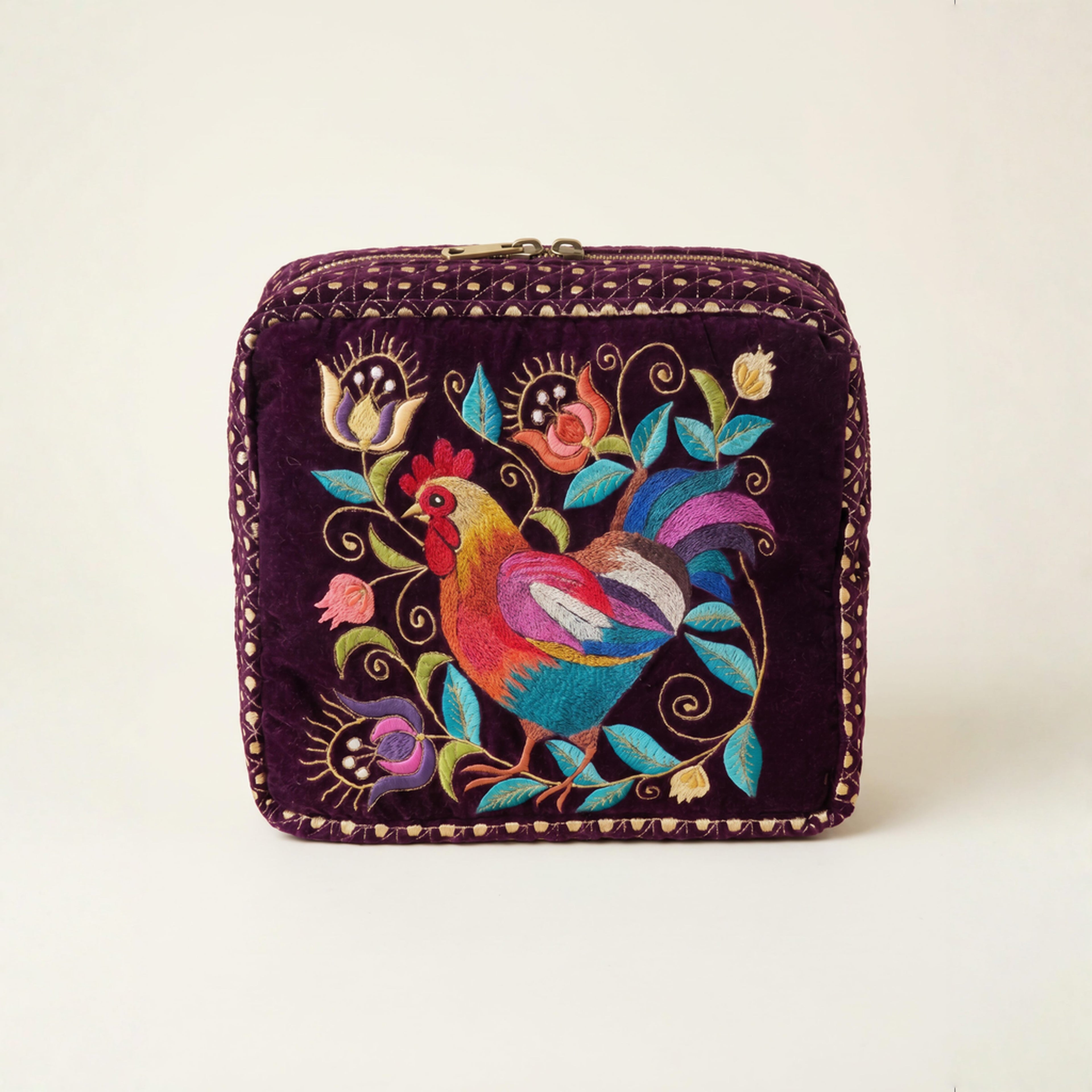 The Hen Pouch - Burgundy
