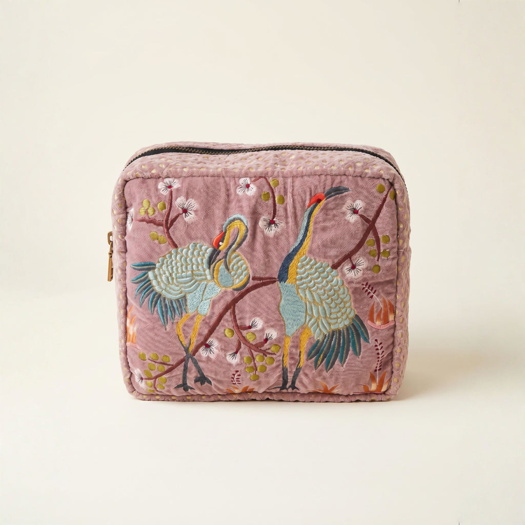 The River Luxe Pouch - Dusty Rose
