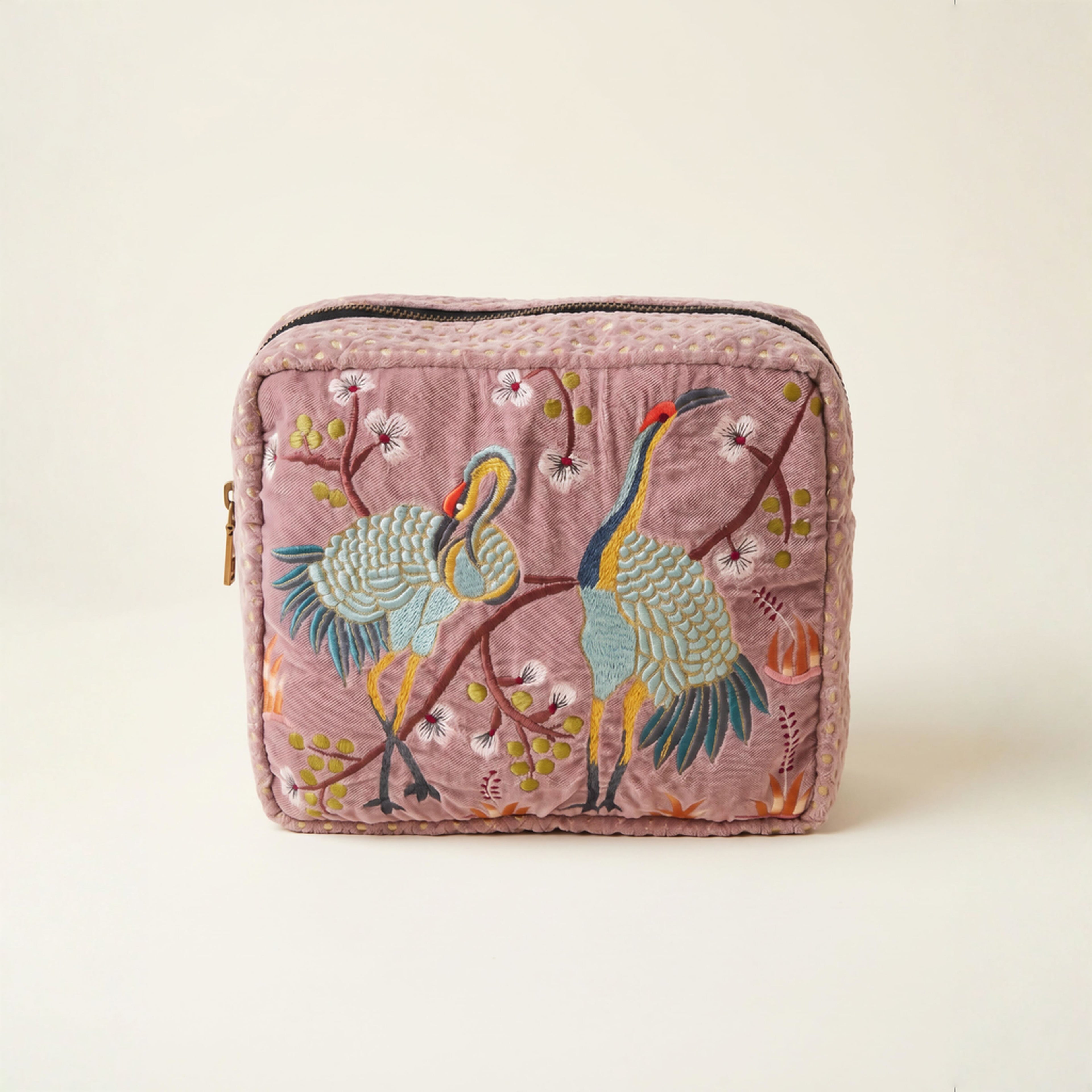 The River Luxe Pouch - Dusty Rose