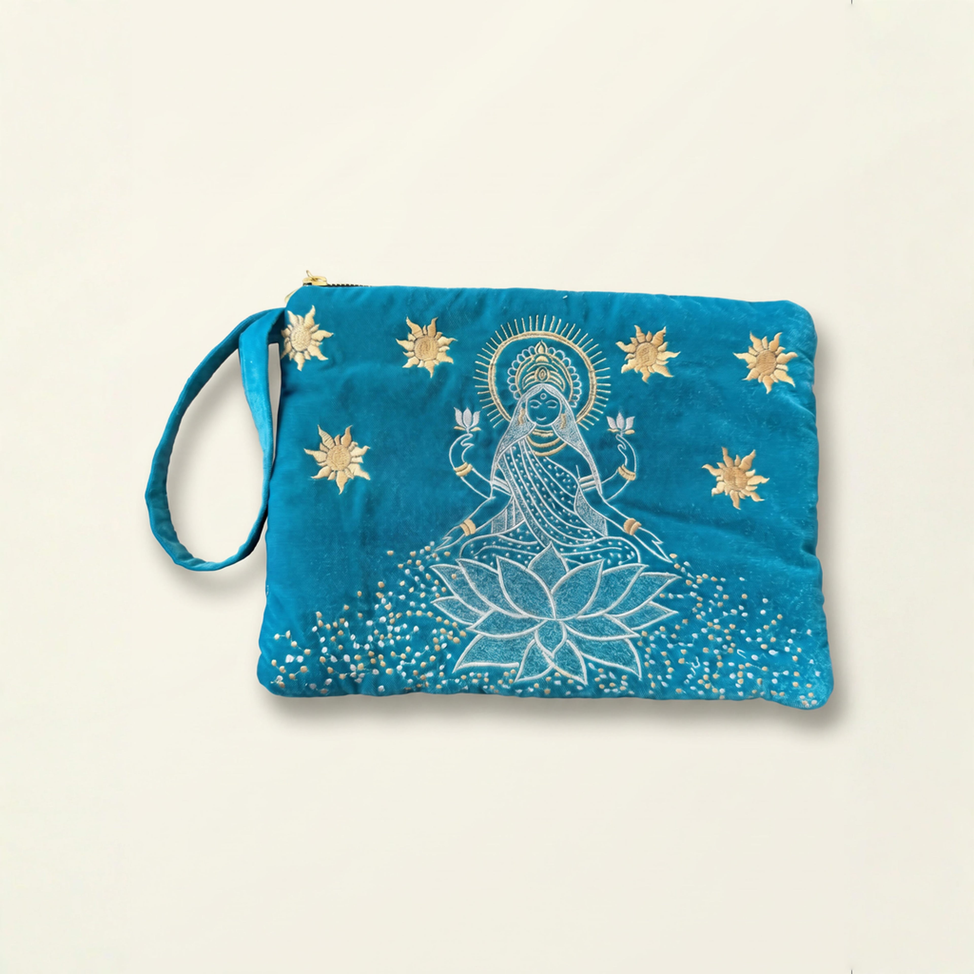 The Devi Pouch Sea Green