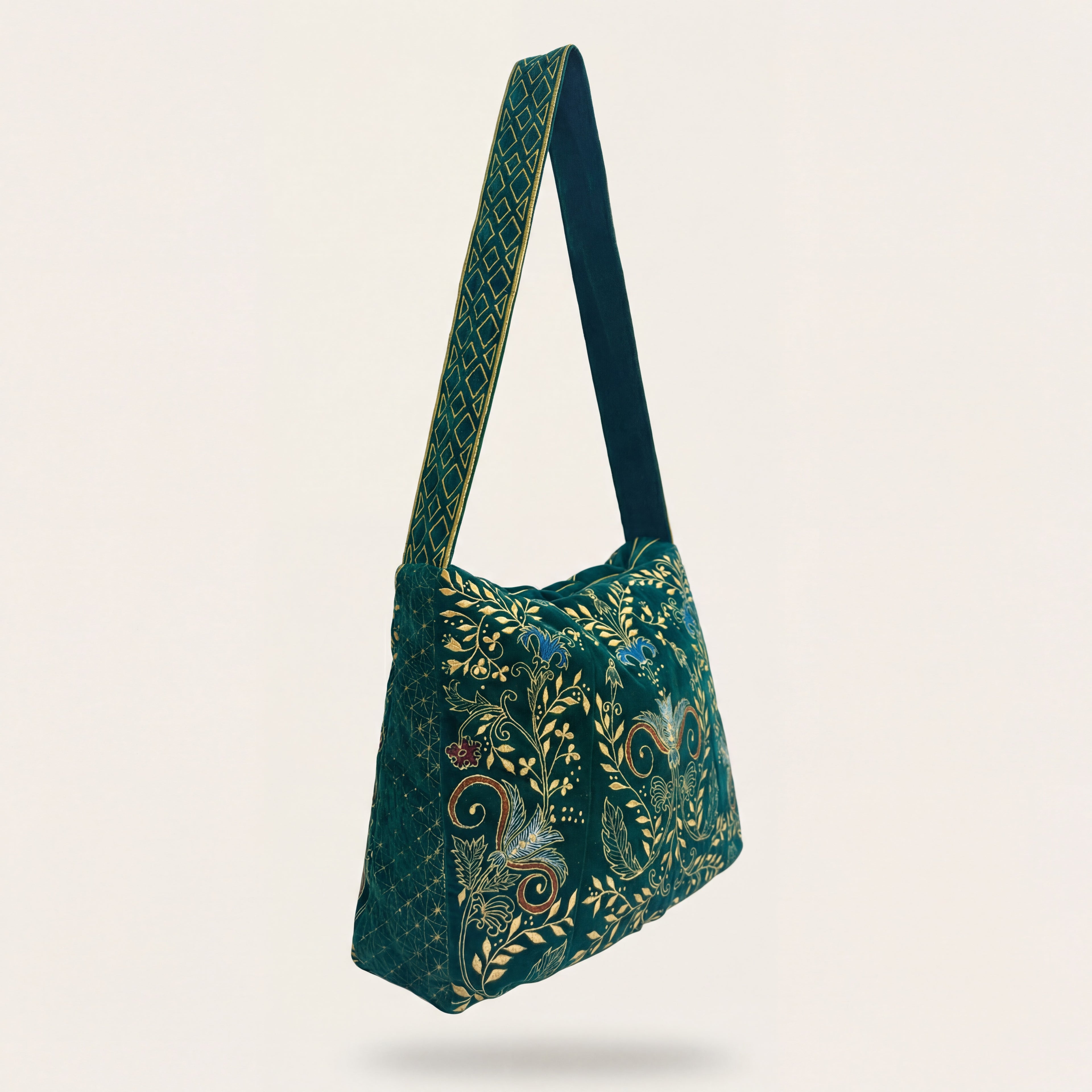 The Arabella Tote - Deep Green