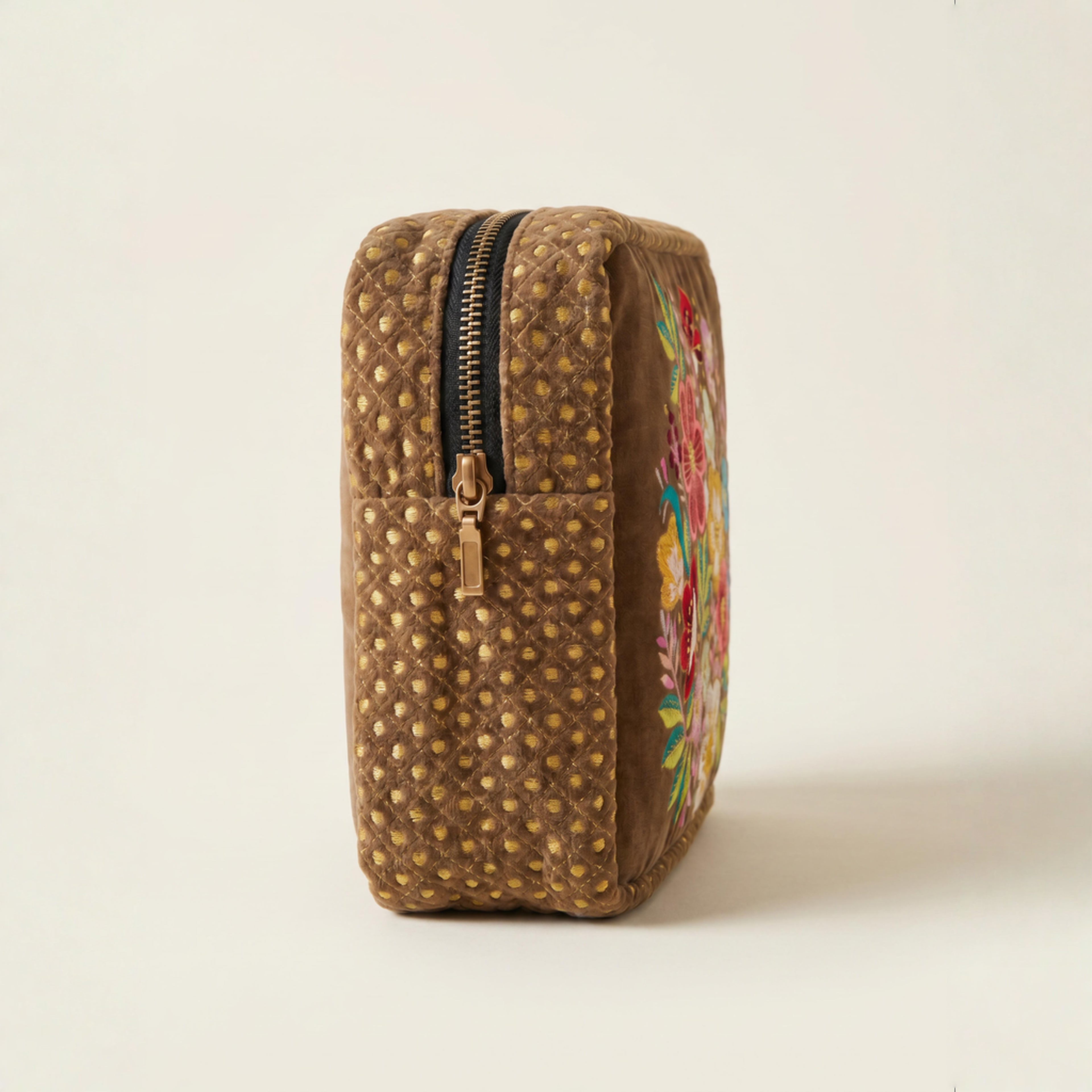 The Olivia Luxe Pouch - Brown