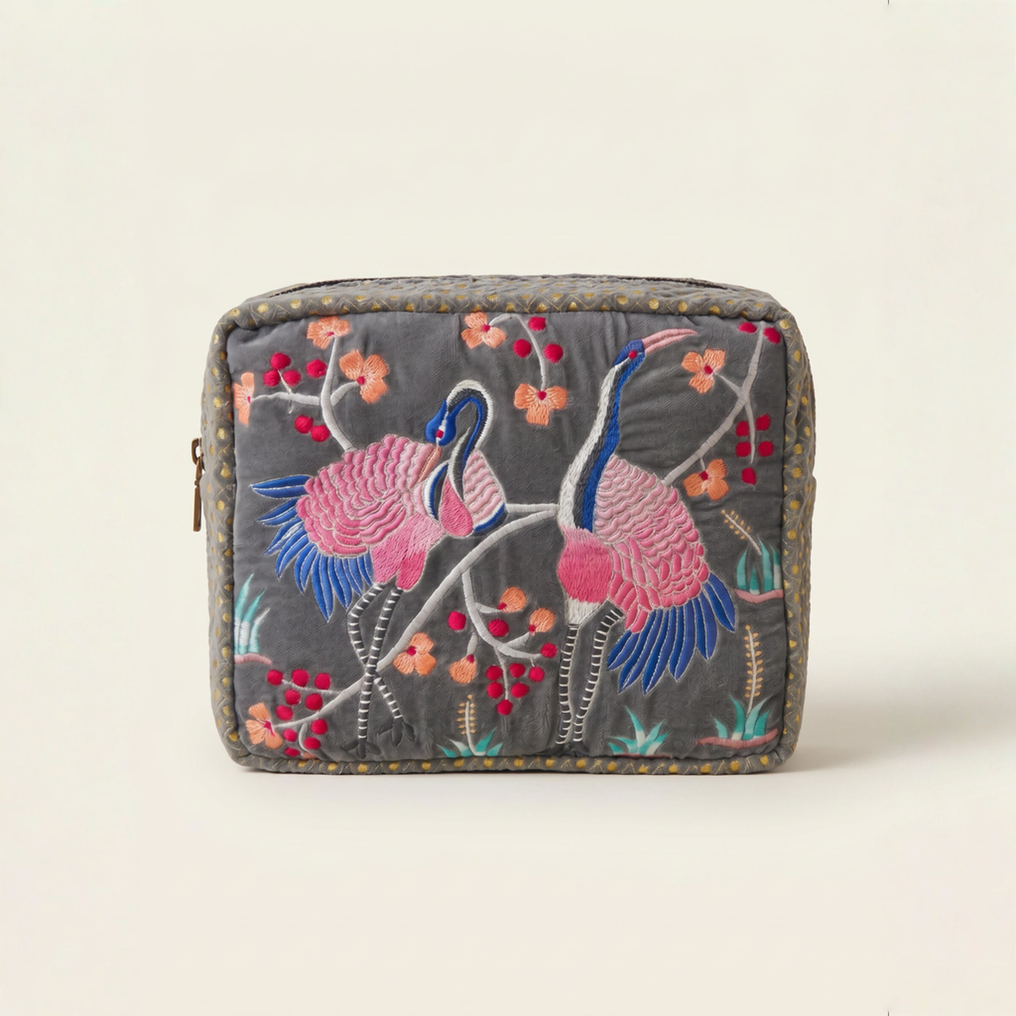 The River Luxe Pouch - Grey