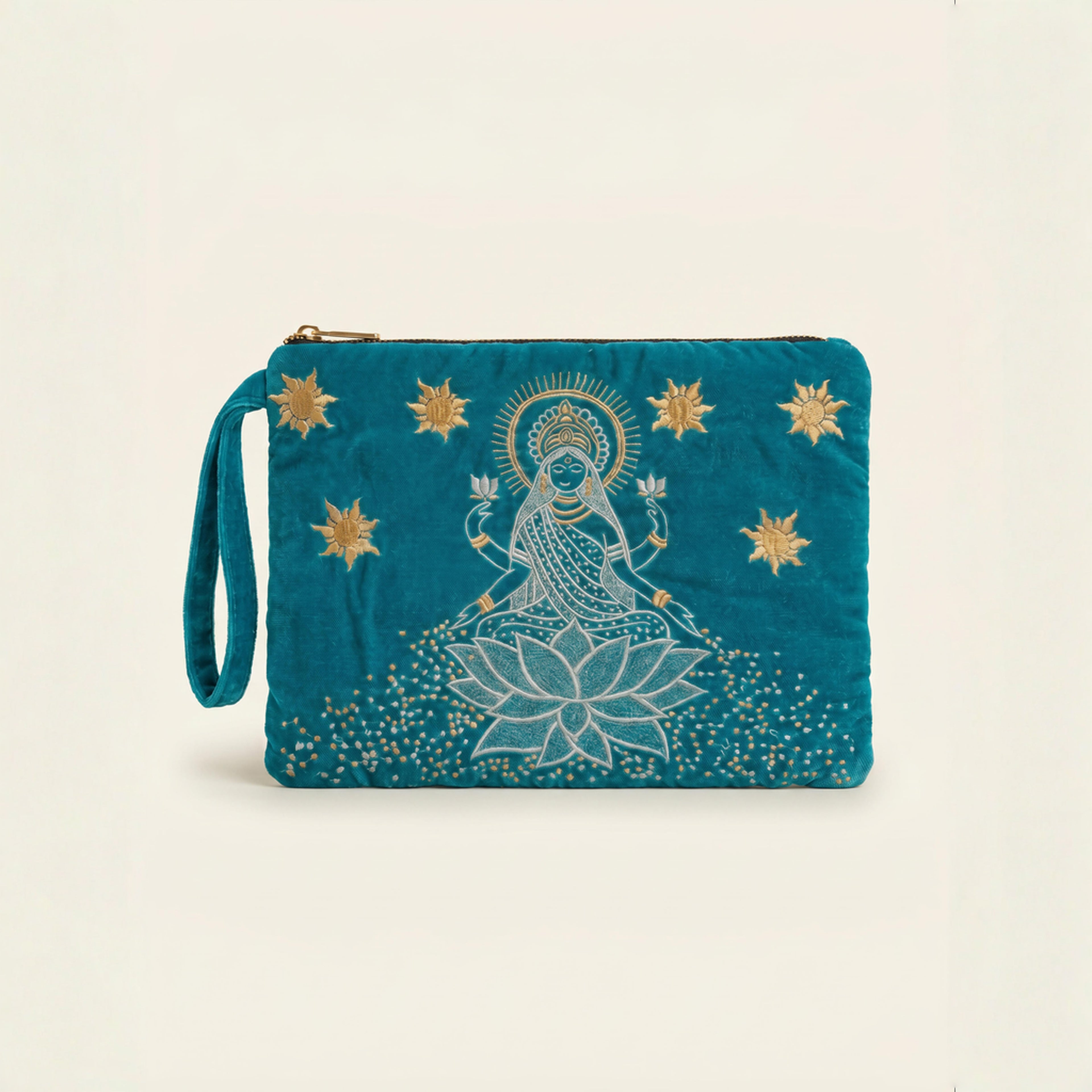 The Devi Pouch Sea Green