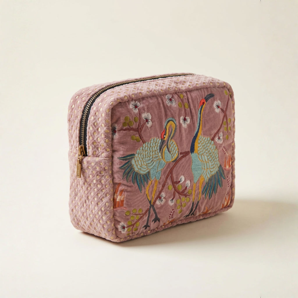 The River Luxe Pouch - Dusty Rose