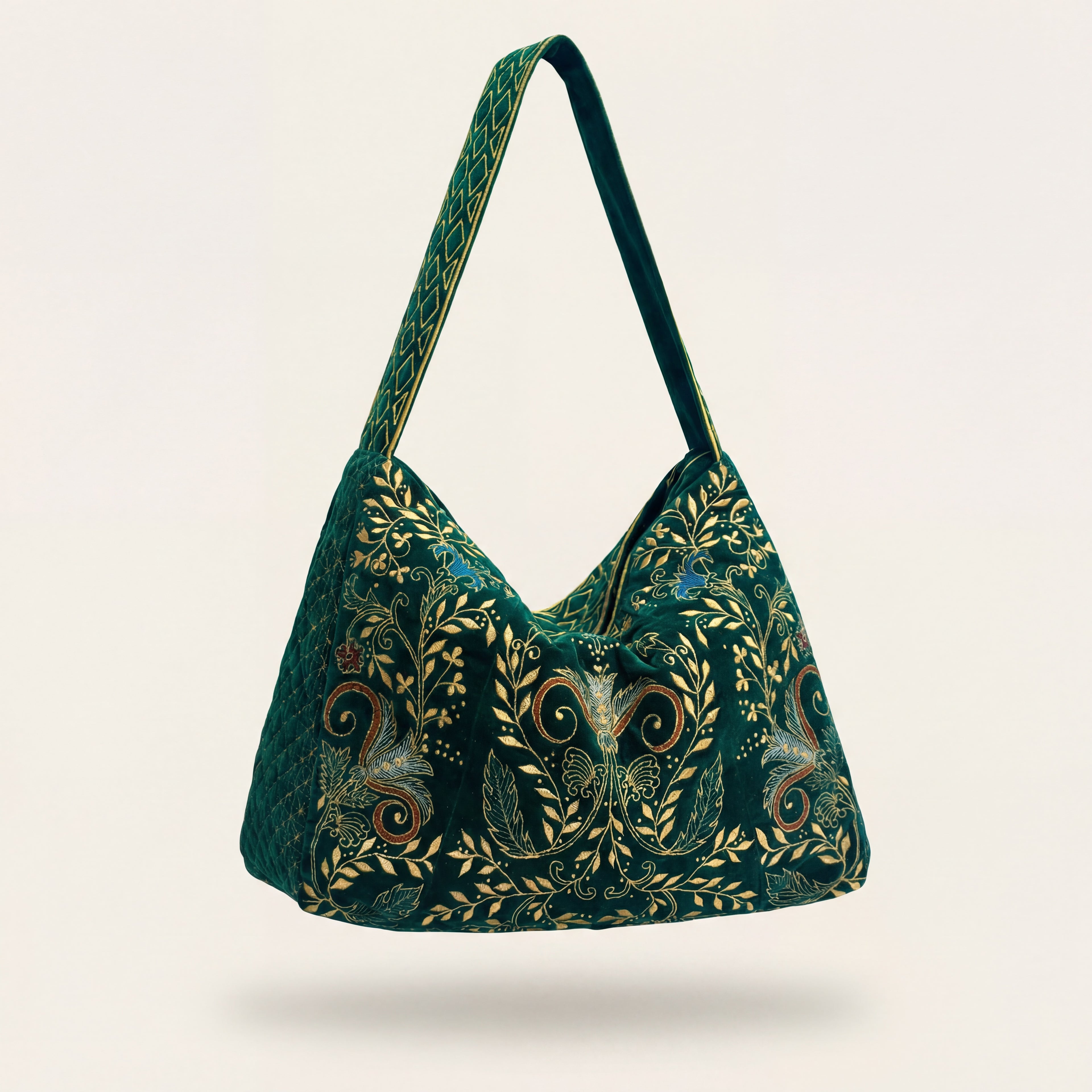 The Arabella Tote - Deep Green