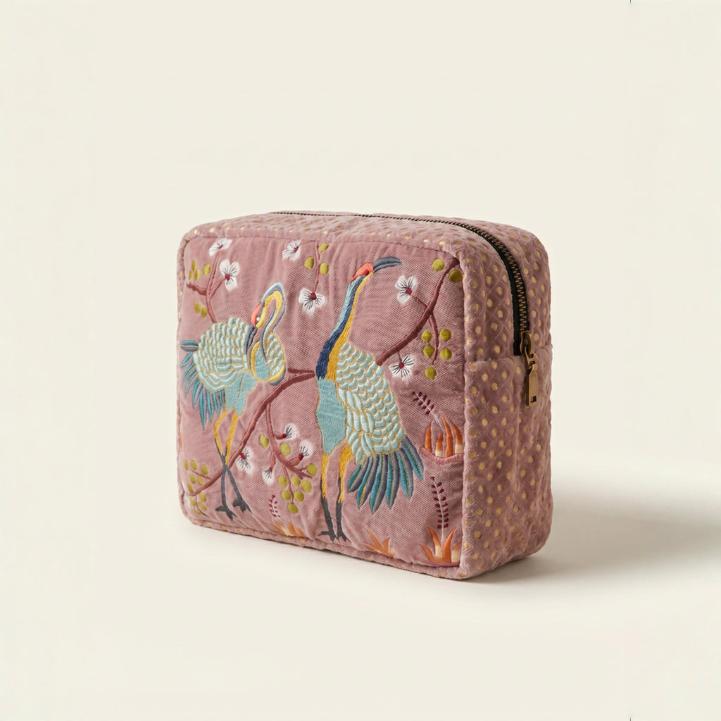 The River Luxe Pouch - Dusty Rose