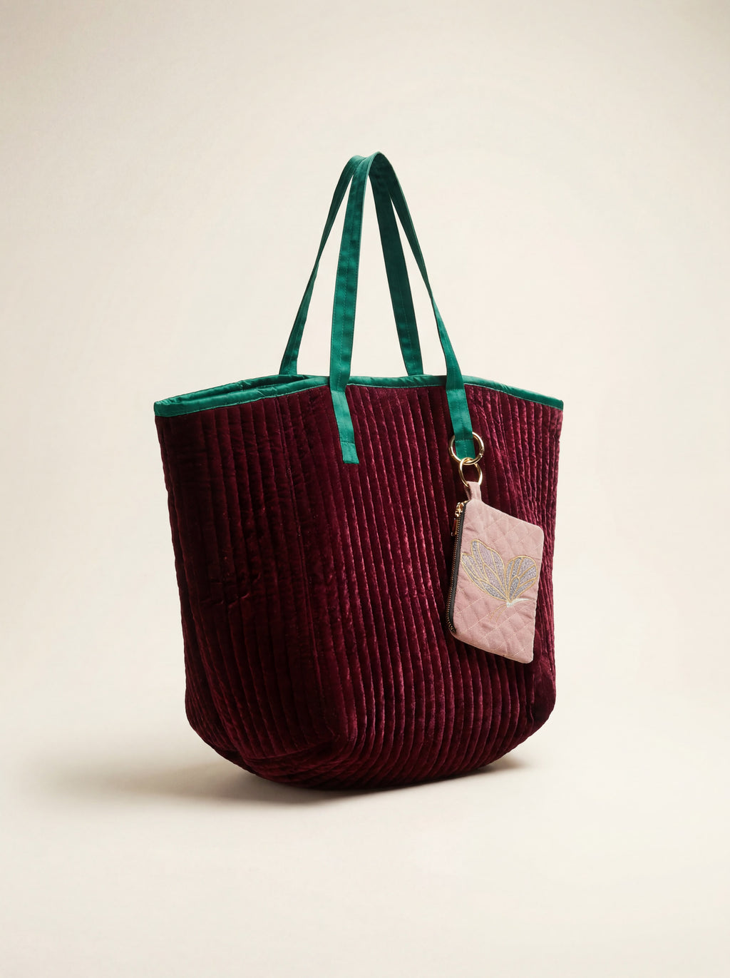 The Cézanne Tote - Burgundy | Teal