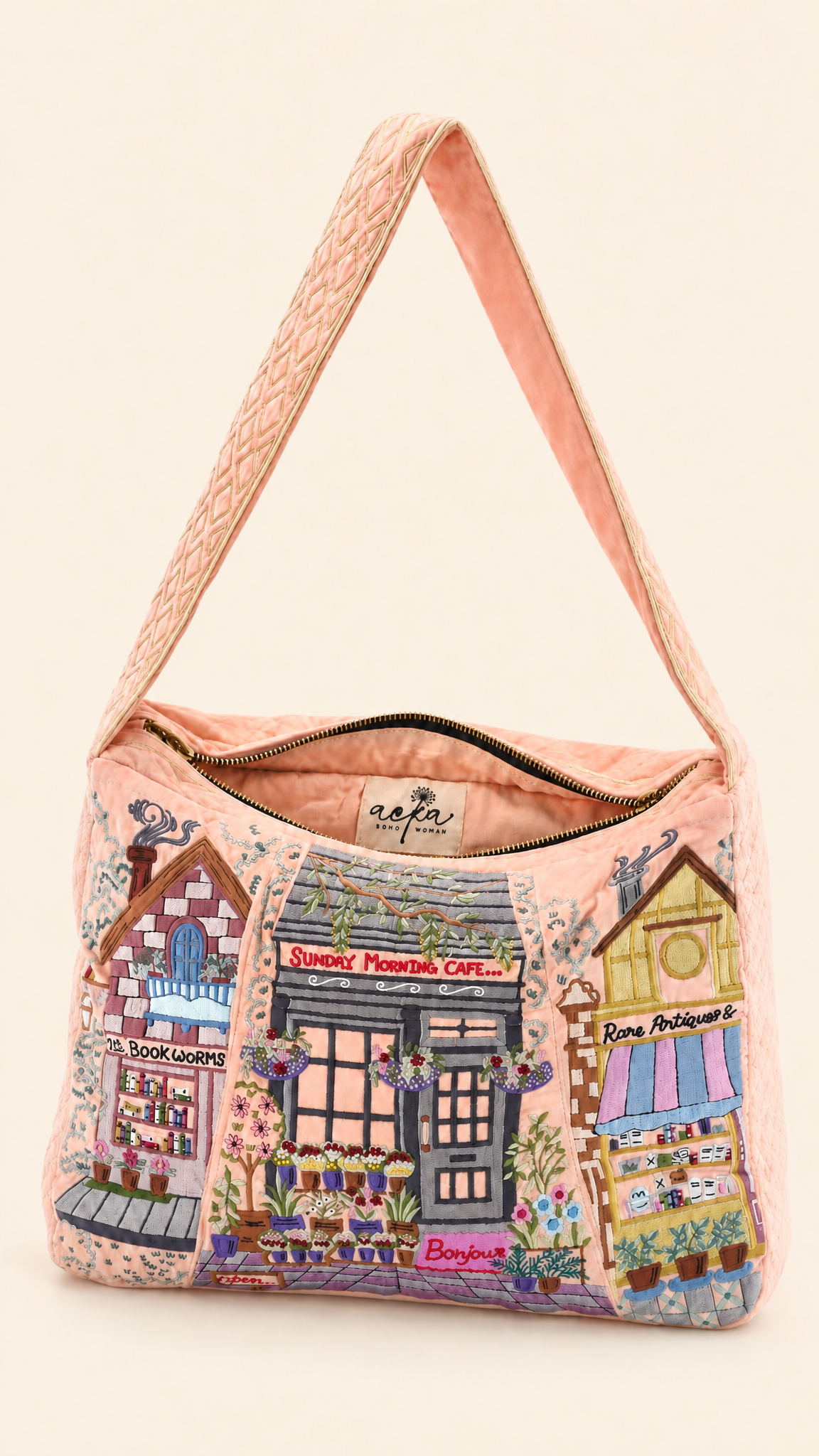 The Chelsea Luxe Tote - Blush Peach