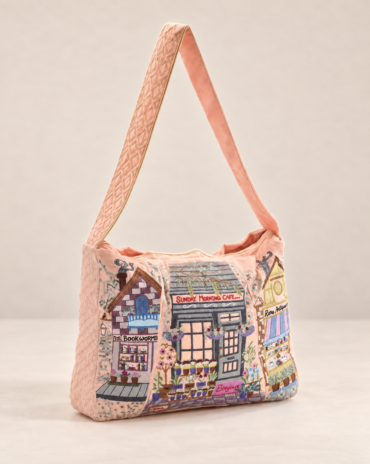 The Chelsea Luxe Tote - Blush Peach