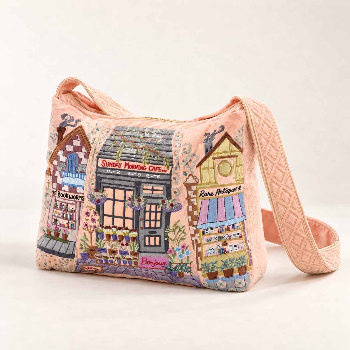 The Chelsea Luxe Tote - Blush Peach