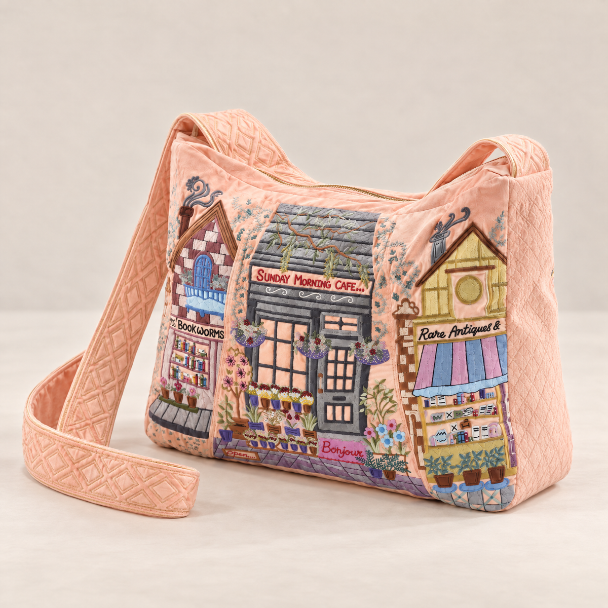 The Chelsea Luxe Tote - Blush Peach