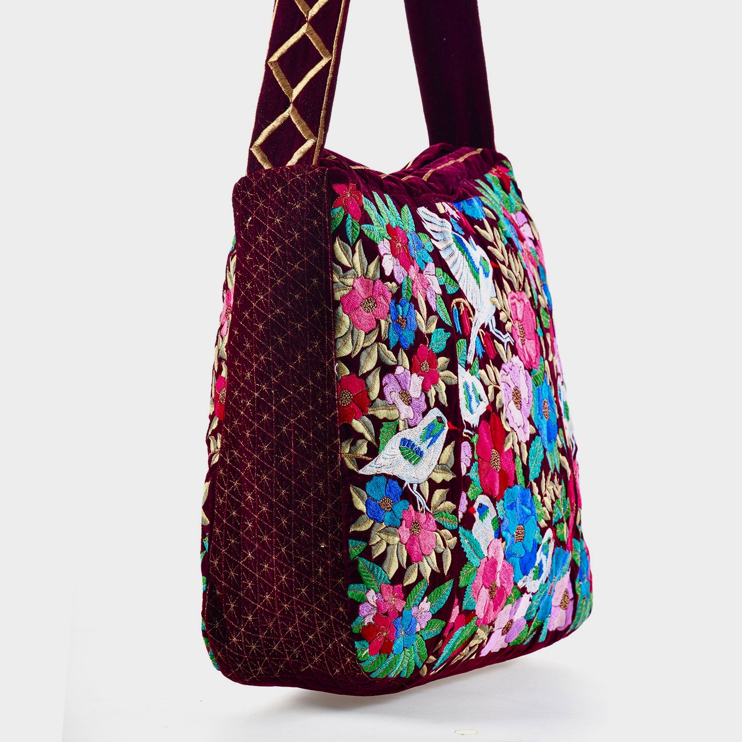 The Madison Luxe Tote Burgundy