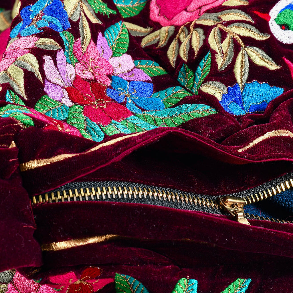 The Madison Luxe Tote Burgundy