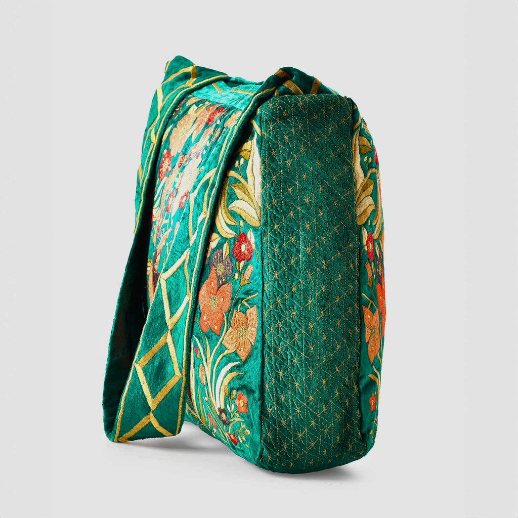 The Selena Luxe Tote Green