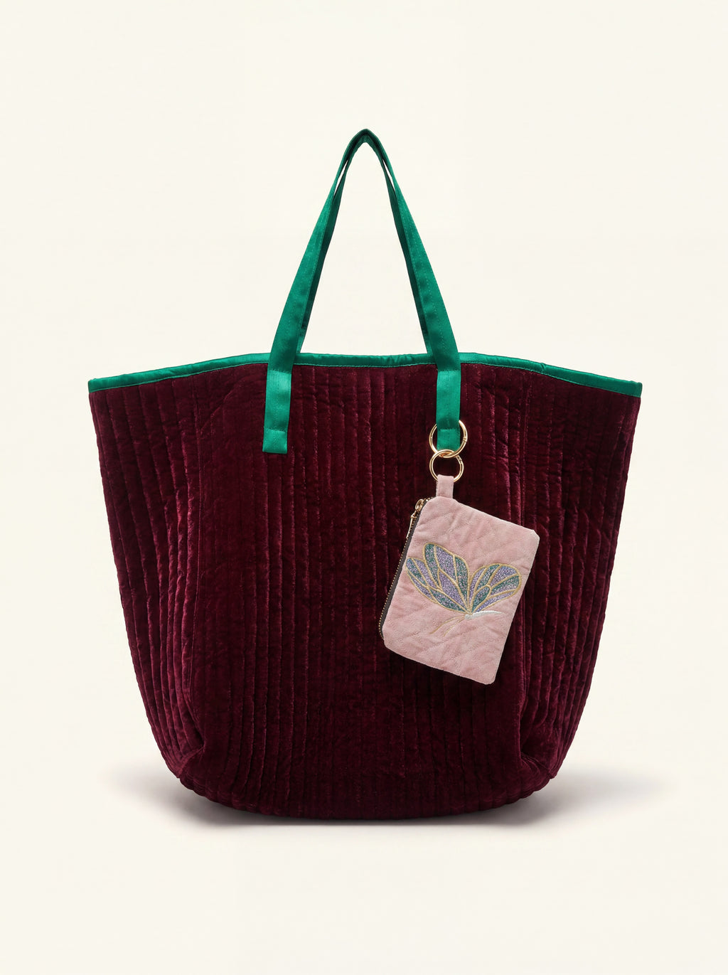The Cézanne Tote - Burgundy | Teal