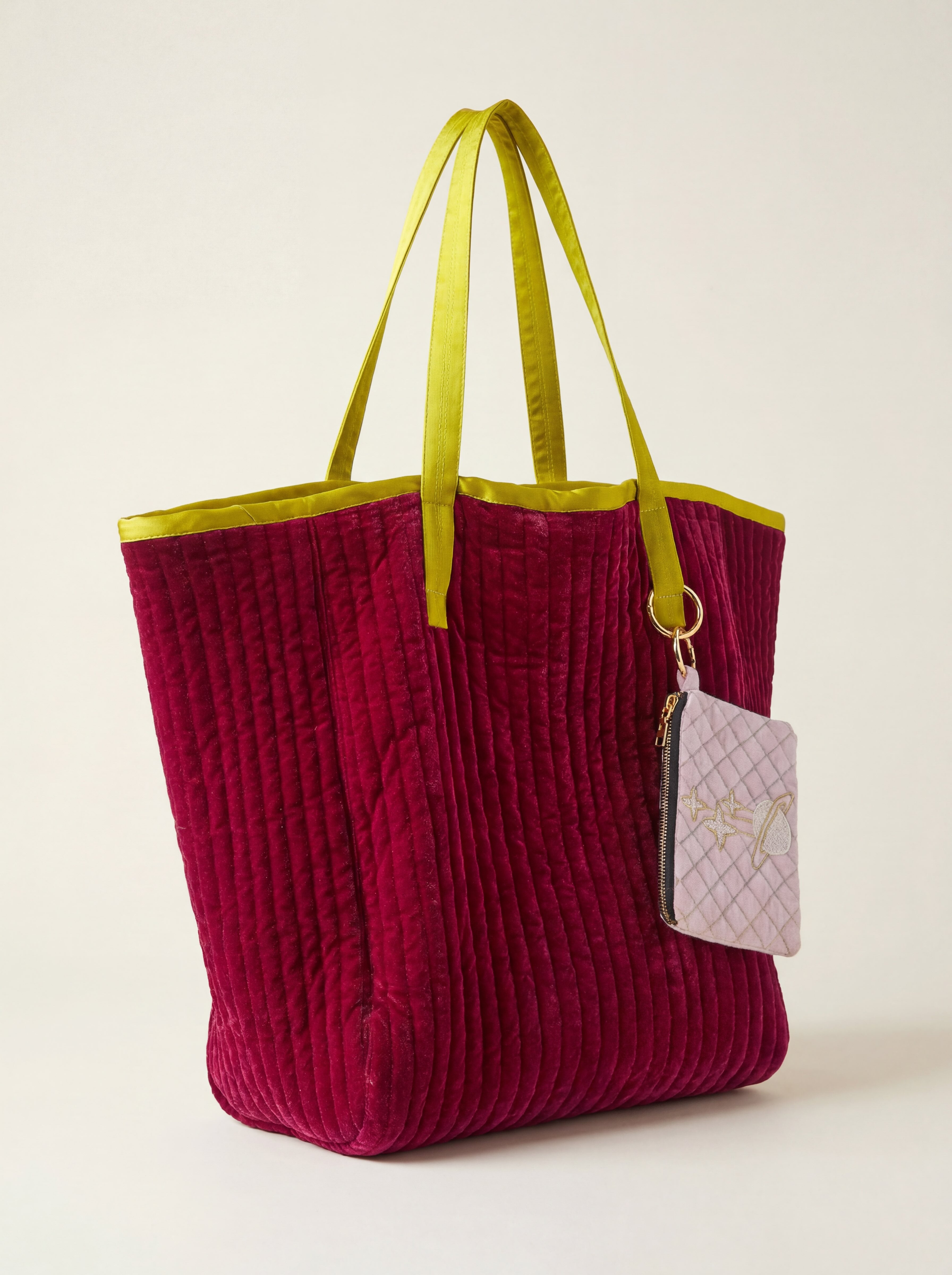 The Cézanne Tote - Fuschia | Chartreuse
