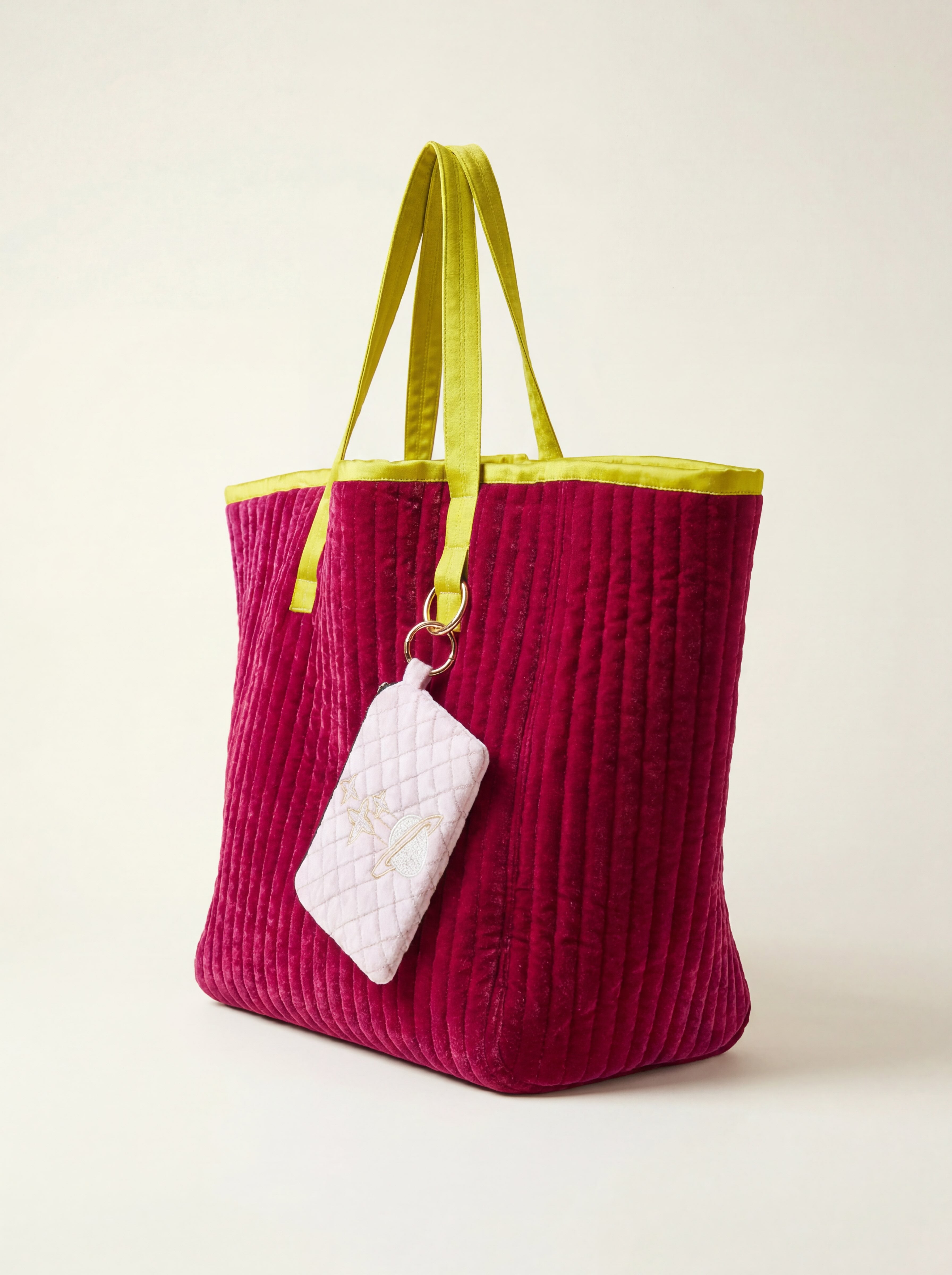 The Cézanne Tote - Fuschia | Chartreuse