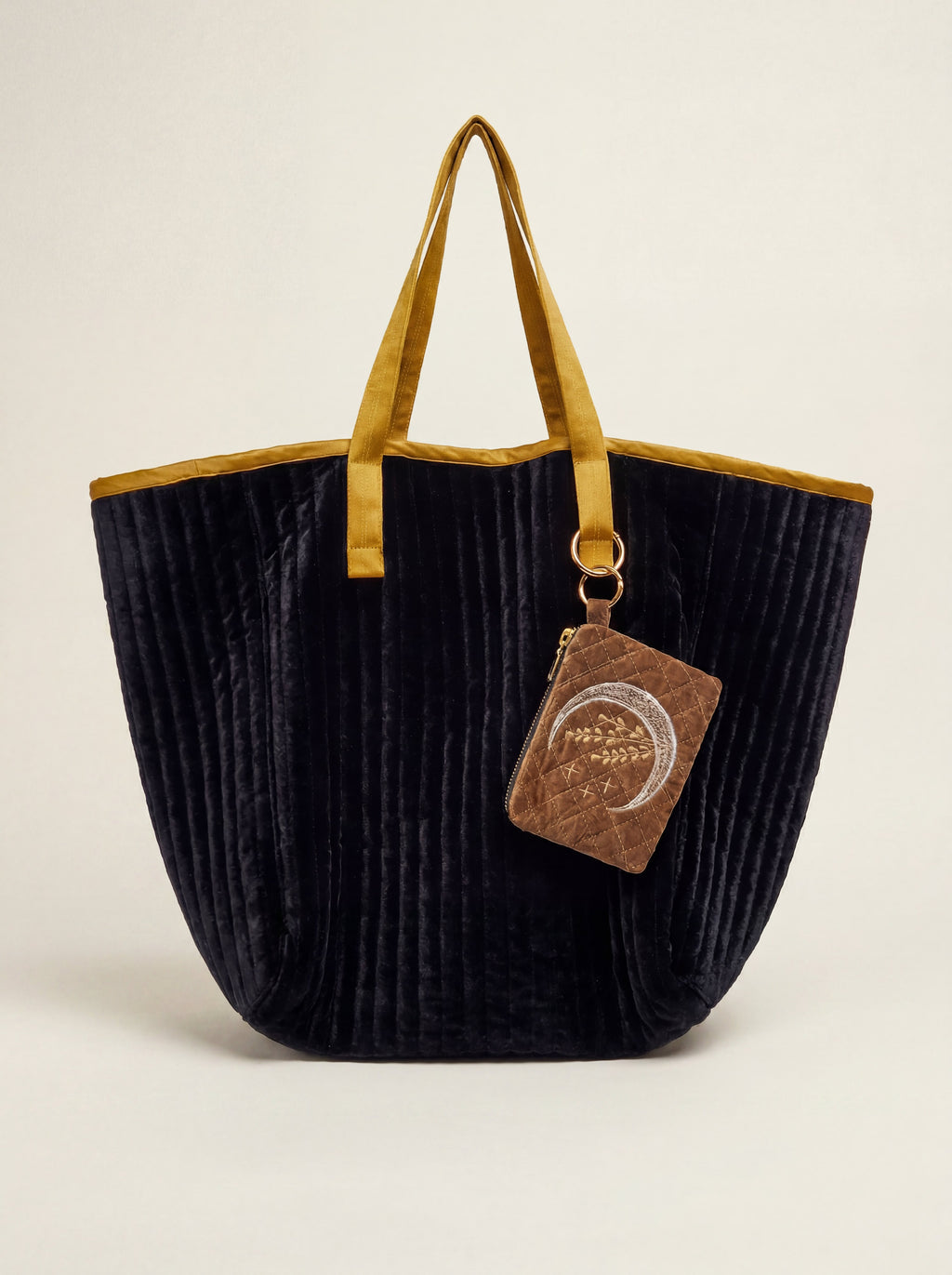 The Cézanne Tote - Midnight Black | Gold
