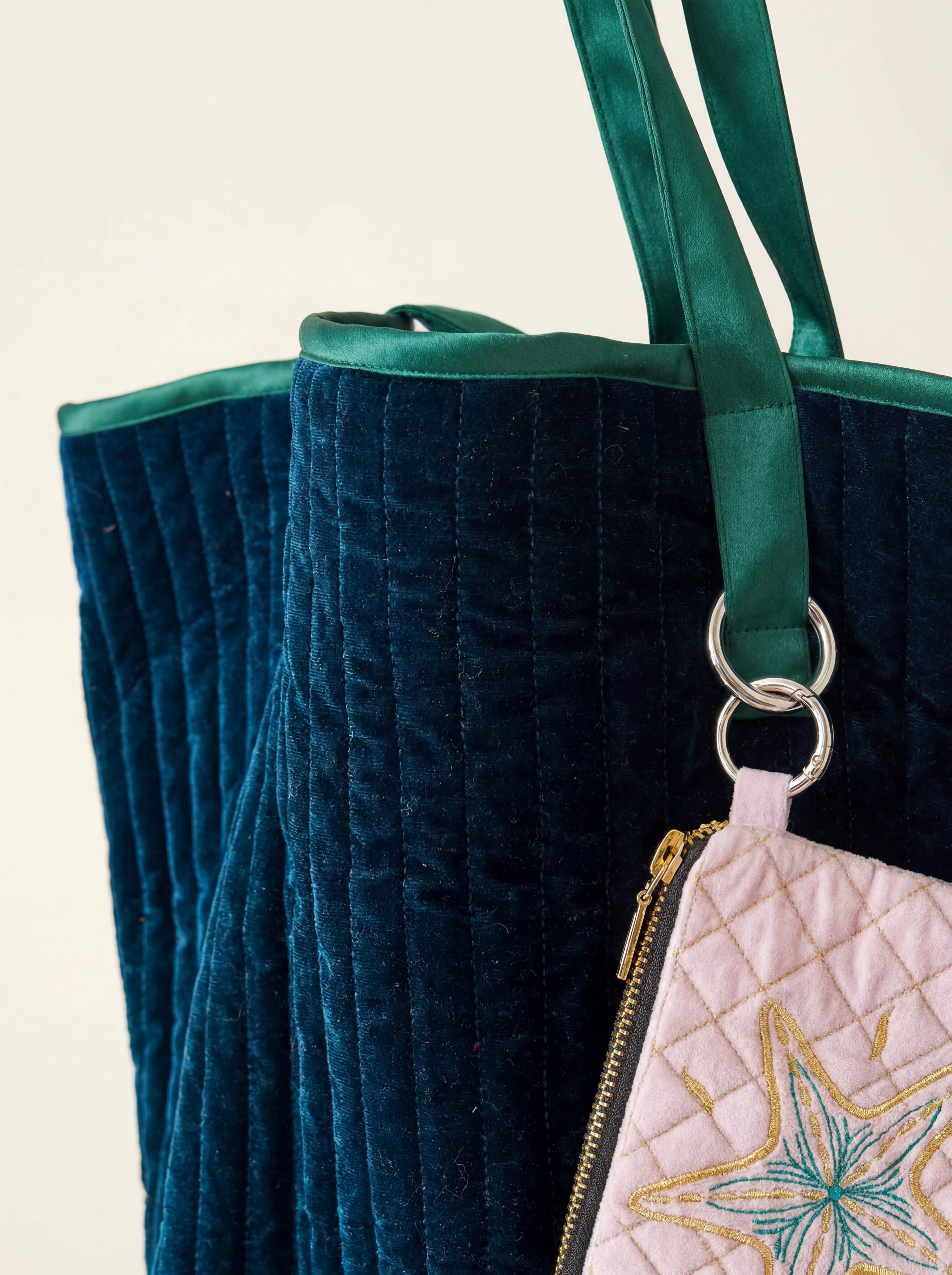 The Cézanne Tote - Deep Blue | Sea Green