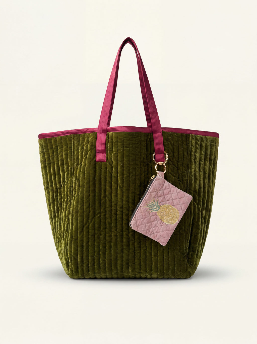 The Cézanne Tote - Olive | Berry