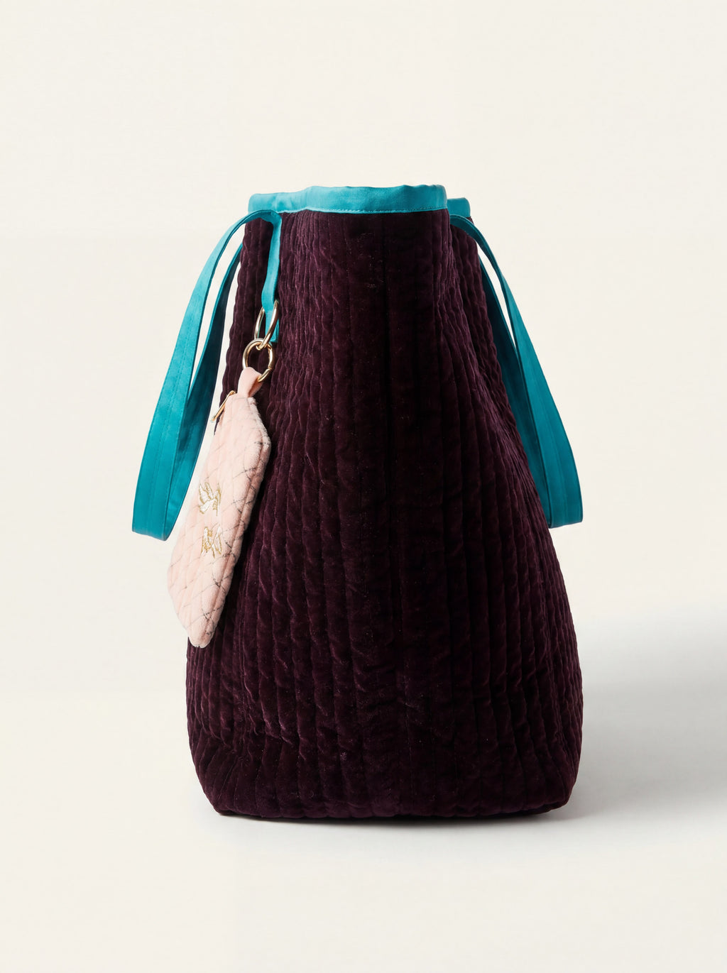 The Cézanne Tote - Deep Plum | Turquoise