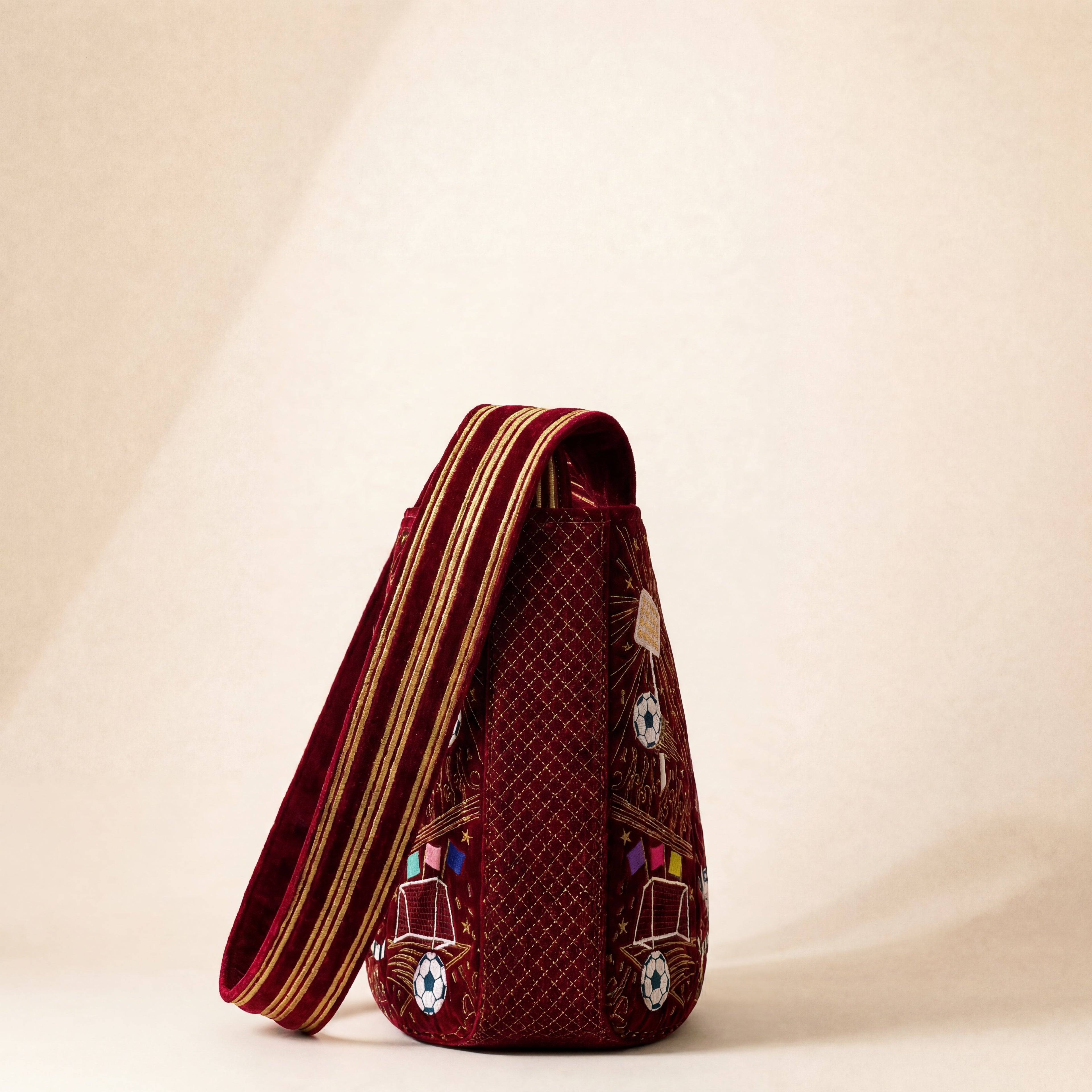 The Matchday Tote - Wine Red
