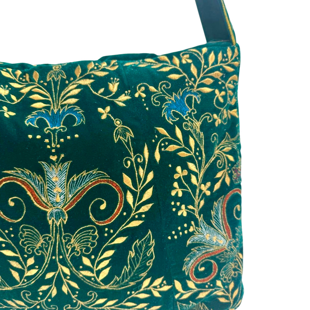 The Arabella Tote - Deep Green