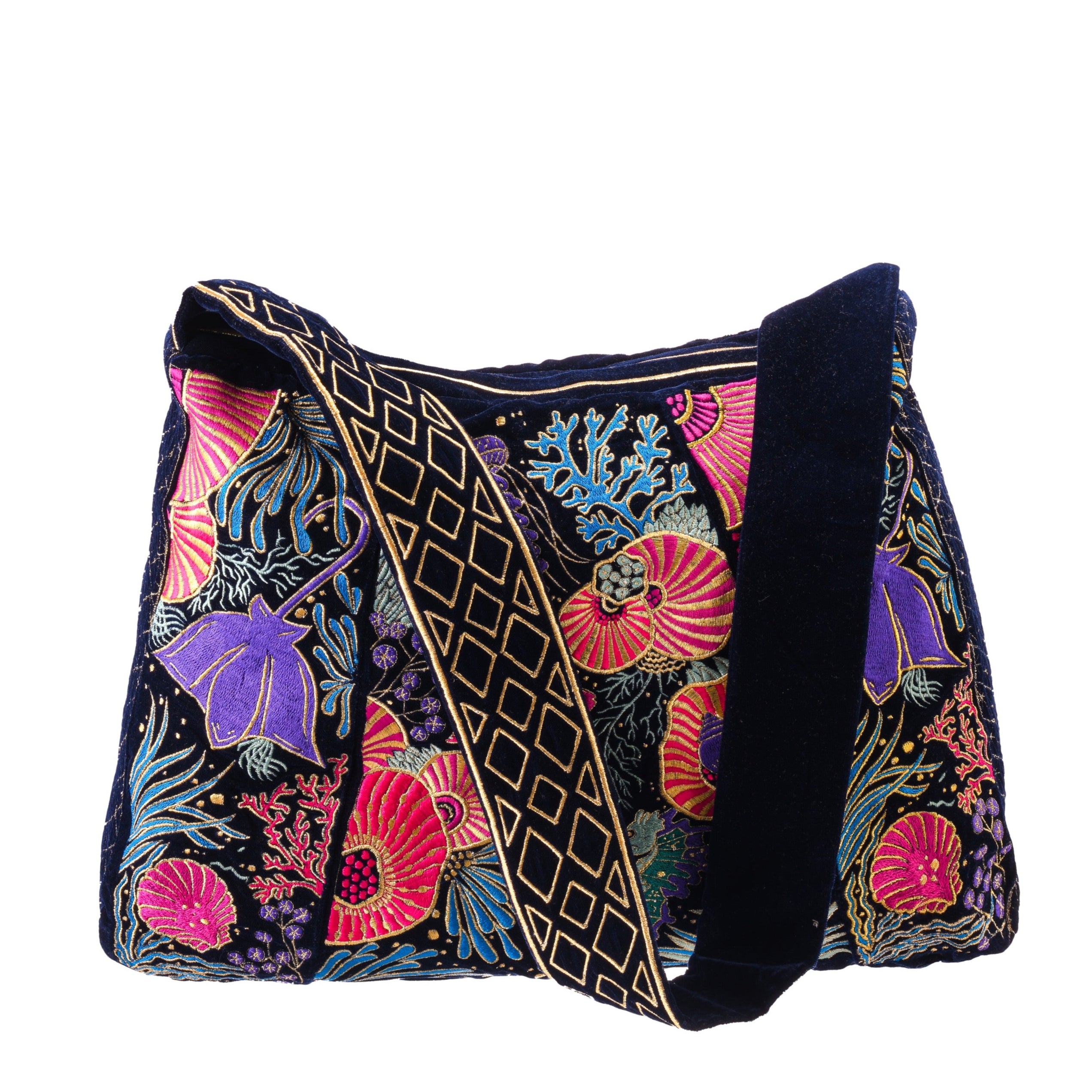 The Azores Luxe Tote Deep Blue