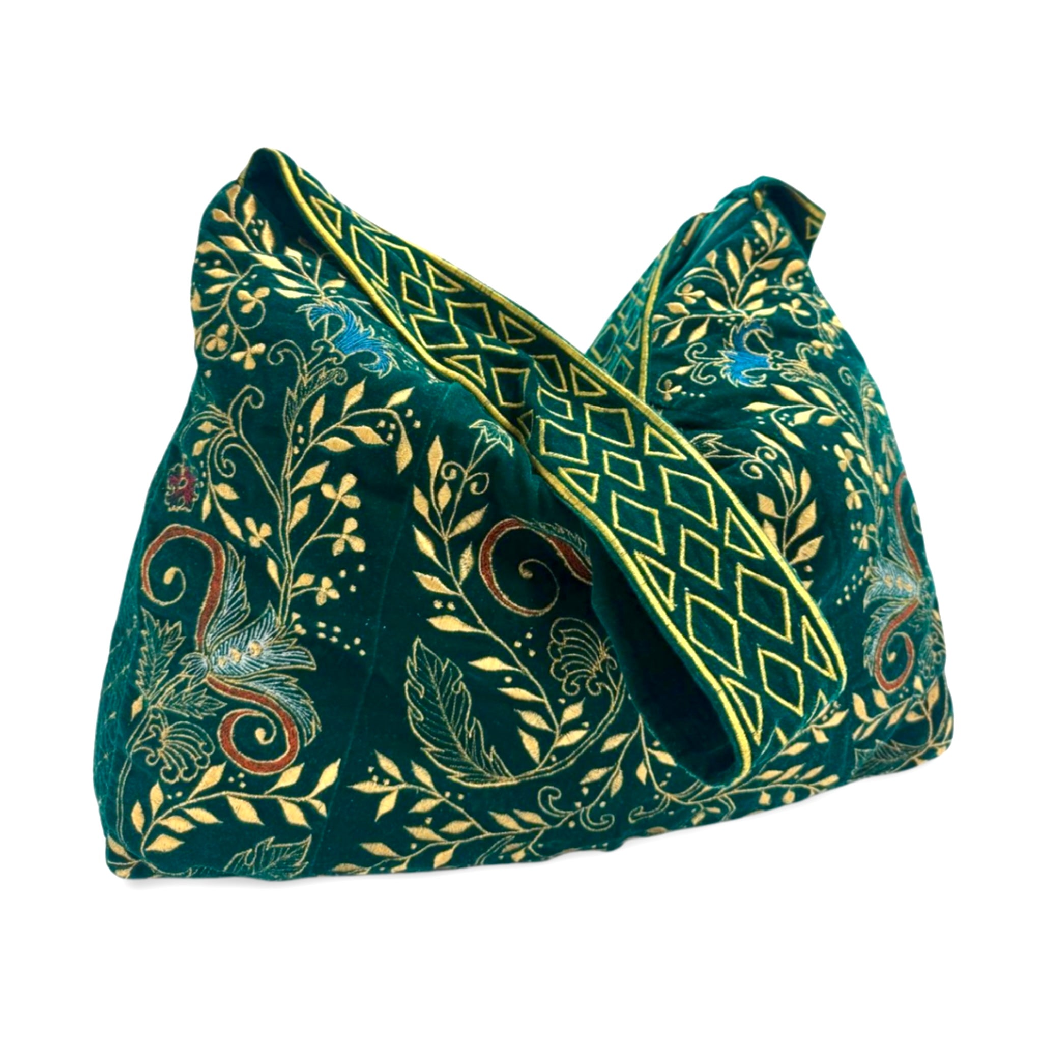 The Arabella Tote - Deep Green