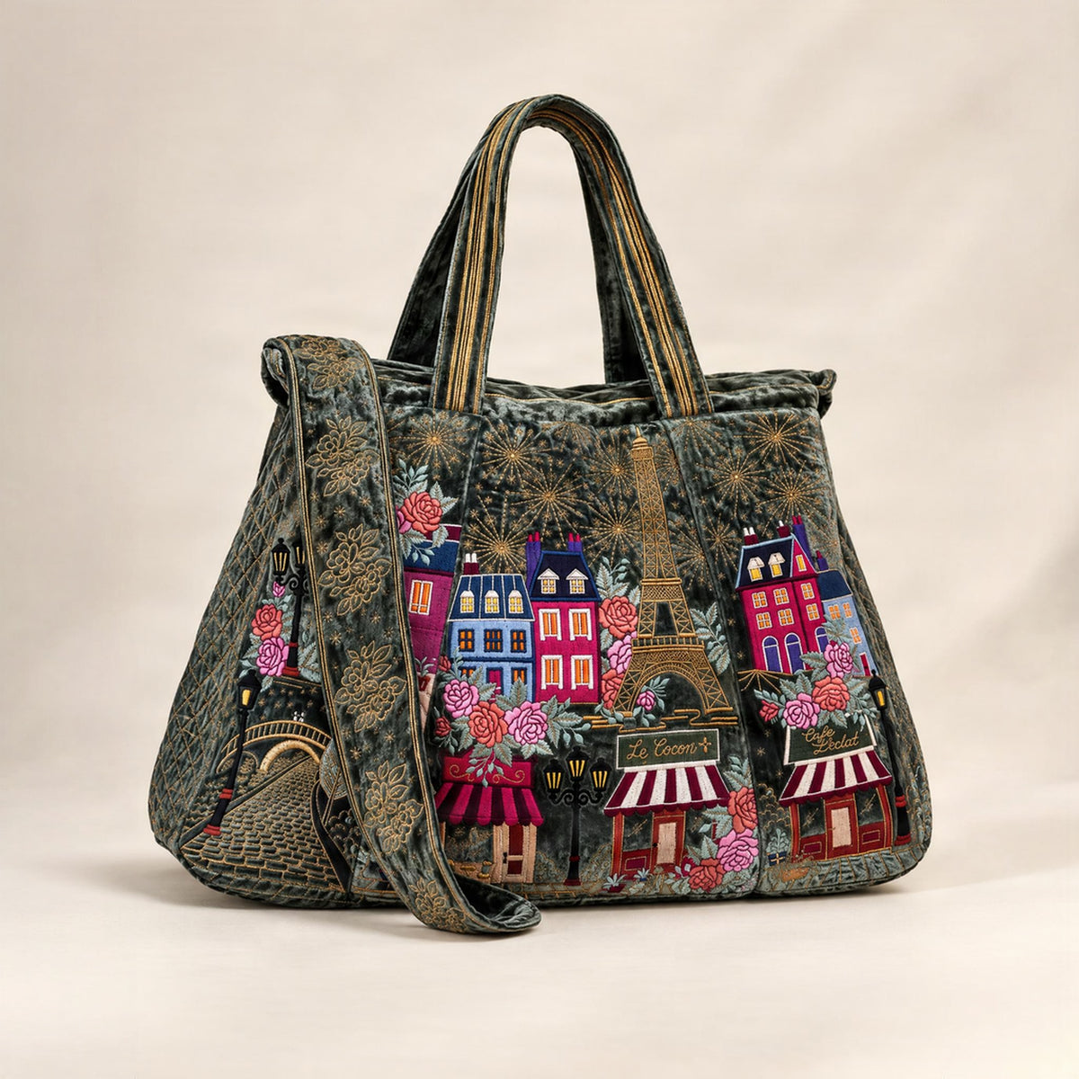 The Rose Tote - Sage Green
