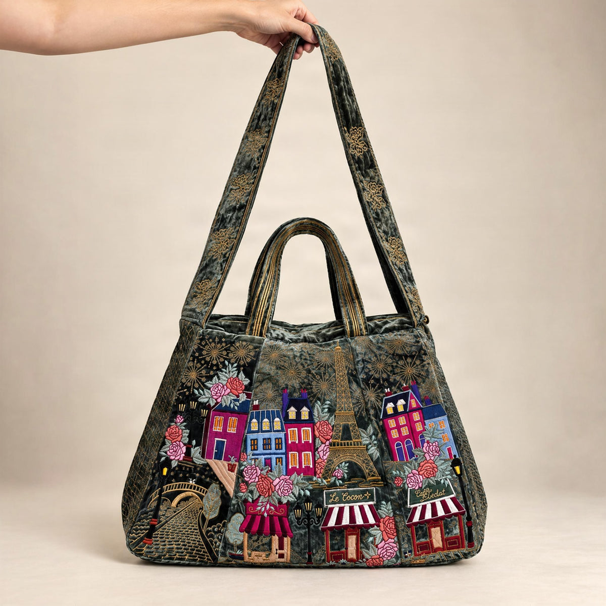 The Rose Tote - Sage Green