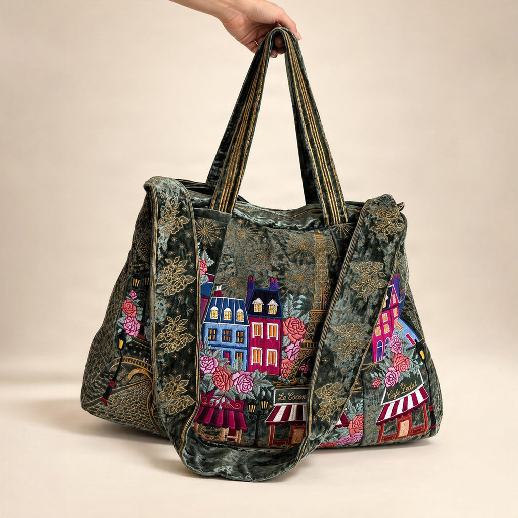 The Rose Tote - Sage Green